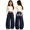X189 Navy, variant on SJLDQY Girls Sweatpants Letter Graphic Casual Baggy Pants Drawstring Waist Pants with Pockets