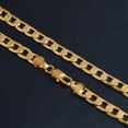 thumbnail image 3 of Collar de oro de 18 quilates para hombre a la moda, collar de cadena cubana para hombres, regalos de joyería, 3 of 9
