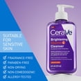 thumbnail image 6 of CeraVe Brightening Vitamin C Cleanser for Dull & Uneven Skin Tone 8 fl oz, 6 of 9