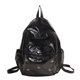 thumbnail image 1 of Mochila Escolar Brillante para Mujer Bolso Exterior para Mujer Con Bordado Lazo Cuero PU (negro), 1 of 9