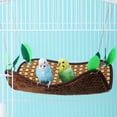 thumbnail image 5 of KUFptva Warm Bird Nest Swing Bed House Hanging Hammock Cage Plush Hideaway for Parrot Cockatiel African for Grey, 5 of 7