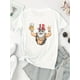 thumbnail image 2 of Camisetas divertidas para mujer, con estampado de animales, manga corta, cuello redondo, para verano, casual, holgadas, ligerasWomen's Fashion Beer Old for Man Graphic Tee - Casual Crew Neck Short S, 2 of 6