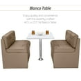 thumbnail image 3 of Qualitex De Leon RV Dinette, Bed with Storage and Blanco Table, Ultimate Leather,  Light Sand, 3 of 9