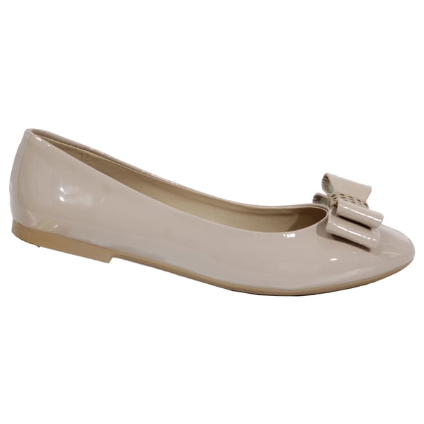 Zapato Flats Balerina Casual Niña Mujer T-23 Color Maquillaje 1044 Kuali Shoes Piso Comodos