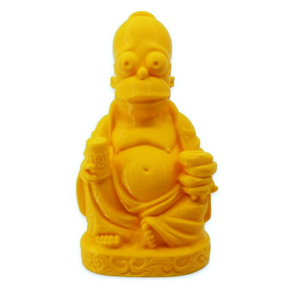 Homer Buddha | Yellow