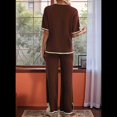 thumbnail image 4 of Pantalón de Punto de Corta, Color Marrón, Talla M, 4 of 7