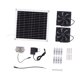 thumbnail image 5 of Accesorios para el kit de ventiladores con energía solar US US EE. UU. Conveniente Ventilación de enfriamiento efectiva práctica para cobertizo fuera, 5 of 8