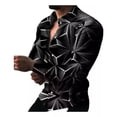 thumbnail image 1 of Camisa De Manga Larga Para Hombre Con Estampado 3d, 1 of 3