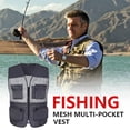 thumbnail image 3 of Neries Chaqueta de pesca de verano con bolsillos delanteros Tamaño múltiple SHISTPER CHEISTOAT HOMBRES OUTERWAR VESTIDOS ACCESORIOS DE JUEGOS AIRNIOS ACCESORIOS GRIS / XXL sidaley OD003201-15, 3 of 7