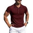 thumbnail image 2 of Camisas De Vestir Muscle Fit,Hombres Musculosos De Manga Corta Camisa Frontal Con Botones Camisetas Con Botones Musculosos Eficiencia Óptima, 2 of 2