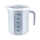 thumbnail image 5 of 2x Taza Medidora Con Escala Jarra Medidora Clara Con Tapa Para Cerveza Housheold Té 500 Ml, 5 of 8
