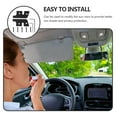 thumbnail image 5 of BRIGHTFUFU Sun Visor Repair Kit Black Aluminum 1 Set 4.3X2.0X0.08In For Car Maintenance And Interior Improvement, 5 of 8