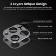 thumbnail image 3 of Iphone 13 Pro - Iphone 13 Pro Max Camera Lens Protector, Tempered Glass Camera Cover Screen Protector Accessories, Aluminum Alloy Metal, Case Friendly, 3 of 5