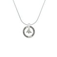 thumbnail image 2 of Delight Jewelry Silvertone Mini Bee Silvertone Grandmother Ring Charm Necklace, 18", 2 of 4