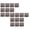 B*2, variant on 3D Self-Adhesive Lattice Crystal Ceramic Tile Sticker 10pc – Waterproof Aluminum Foil Backsplash for Kitchen Wall