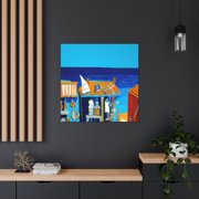 Beach Shops Dreaming - Canvas