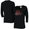 Kentucky Derby Women's Logo 3/4 Sleeve T-Shirt - Black