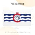thumbnail image 3 of Flag Of Cincinnati, Ohio, Heavy Duty Polyester Falgs, Double Sided Flags Banner With 2 Brass Grommets, 3x5ft, 3 of 9