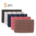 thumbnail image 2 of INSPIRE CHIC Women's 3 X 4 Hooks Bra Extender Extension Strap Bra Band Multi Color Multi-Color, 2 of 5