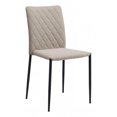 thumbnail image 1 of Zuo 101900 Harve Chaise de Salle à Manger&44; Beige - Lot de 2, 1 of 12