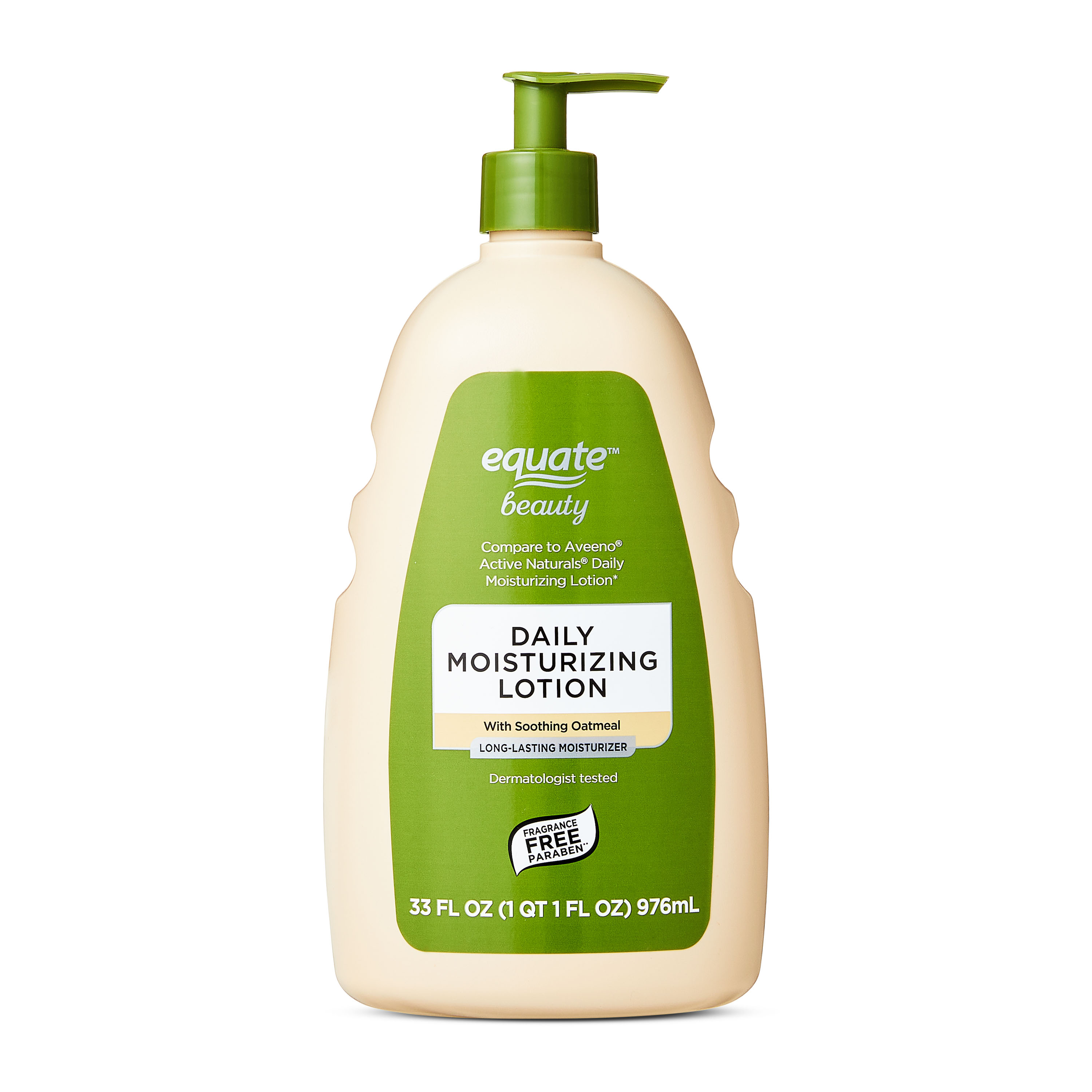 Equate Beauty Daily Moisturizing Lotion with Soothing Oatmeal, 33 fl oz