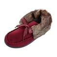 thumbnail image 1 of Isotoner  Microsuede Nelly Moc Bootie Slippers (Women's), 1 of 4