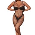 thumbnail image 2 of Vestido Vestido de mujer Grid Flash Diamond Fishnet Vestido de mujer Vestido dulce y picante Cgtredaw Para estrenar, 2 of 5