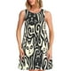 thumbnail image 1 of Fotbe Abstract Cat Faces Pattern Vestido de Verano sin Mangas para Mujer – Vestido Midi Línea A, Estilo Camiseta Floral, Vestido Playero Casual y Fluido, 1 of 7