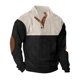 thumbnail image 1 of Men's Standing Collar Sweatshirt Is Outdoor Casual Sweaters Tops L, 1 of 5