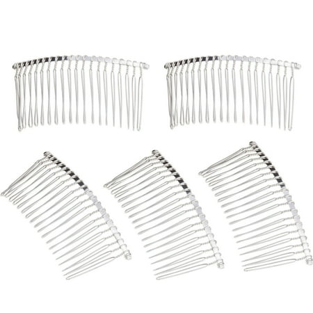 5 Pieces 20 Teeth Hair Clip Combs Metal Wire Hair Combs Wire Twist Bridal Wedding Veil Combs(Silver) Silver | Walmart Canada 5 Pieces 20 Teeth Hair Clip Combs Metal Wire Hair Combs Wire Twist Bridal Wedding Veil Combs(Silver) Silver | Walmart Canada