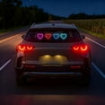 thumbnail image 6 of Solar Powered Wireless LED Heart Shape C-Pillar Neon Light with Light Sensor, 2026 New Car Solar Heart LED Lights Neon Signs for Automotive Interior Decor Eco-Friendly Modern Stylish (Red+Pink), 6 of 8