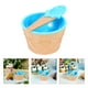 thumbnail image 4 of BRIGHTFUFU 1pc Bowl de helado creativo de plástico para tazas de tazón festivo anti-caza de tazones de mezcla con cuchara (azul), 4 of 7