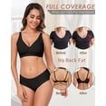 thumbnail image 3 of Cassie Liz Deep V Bras for Women No Underwire Jelly Wireless Push Up Bra Comfortable Bralette Seamless T-Shirt Bras, 3 of 6