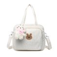 thumbnail image 3 of Bolso tipo momia con diseño de cuadros escoceses, moderno bolso para madre y bebé, bolso bandolera para mamá con bebé, bolso para guardar biberones y pañales, 3 of 6