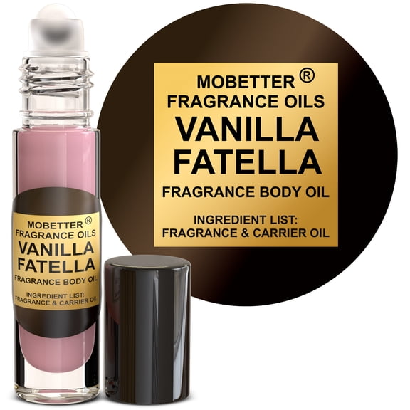 MOBETTER FRAGRANCE OILS Vanilla Fatella Unisex Perfume Body Oil (.33 fluid oz, Vanilla Fatella)