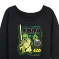 thumbnail image 3 of Star Wars - Digital Yoda - Women's French Terry Pullover Sweatshirt, 3 of 5
