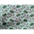 thumbnail image 4 of oneOone Cotton Poplin Fabric Leaves & Floral Block Decor Fabric Printed BTY 56 Inch Wide, 4 of 4