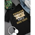 thumbnail image 3 of Caution. I'm The Toxic Bf T-Shirt Men -Smartprints Designs, Male 5X-Large, 3 of 4
