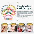 thumbnail image 3 of 5pcs Wooden Semicircle Handbells Jingle Bell Educational Instrument Musical Toys for Kids (Random Color), 3 of 8