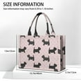 thumbnail image 3 of Large Capacity Tote Bag,Scottish Terrier Handbag Fashion Luxury Tote Bag,15.7"x13"x 5.1" Inches,Laptop Compatible, 3 of 6