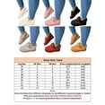 thumbnail image 2 of Gomelly Winter Bowknot Loafers Slipper for Women Warm Moccasin Shoes Ankle Snow Boots Loafer Platform Shoes, 2 of 2