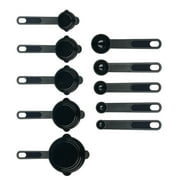 Mainstays 36 Piece Kitchen Gadget Set with Kitchen Cooking Utensils, and Drawer Organizer, Black