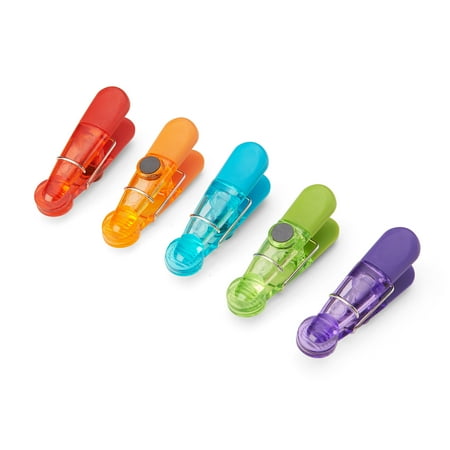 Farberware Multi Colored Translucent Bag Clips 5 Count