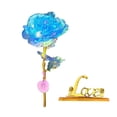 thumbnail image 3 of LED Rose Light Up Flower, Artificial Flower with Glittering Petals, Romantic Valentine's Day Gift for Her, Home Decor, Party Decoration, Battery Operated Gift for Girlfriend, Wife, Anniversary, 3 of 8