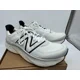 thumbnail image 1 of New Balance Fresh Foam X More V4 Running Sneakers Mens White Mesh Low Top - 13, 1 of 5