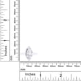 thumbnail image 5 of 4.50 CT Marquise Cut White Cubic Zirconia Solitaire Engagement Ring In 14K White Gold Over Sterling Silver (Color: White, Clarity: VVS1-VVS2, 4.50 Cttw) -6, 5 of 6