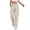 #220Beige, variant on Casual Loose Fit Cargo Pants for Women High Waisted Straight Wide Leg Trousers with Functional Pockets for Daily Outdoor Outfits Wine L