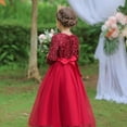 thumbnail image 5 of Xijirk Girls Dresses,And Shine Long Formal Dress for Girls Elegant Party Gown With Sequin Detailing For,Dresses for Girls,,10-11 Years, 5 of 9
