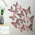 thumbnail image 1 of Vaidha 12PCS Metal Texture Hollow Wall Sticker, 1 of 6
