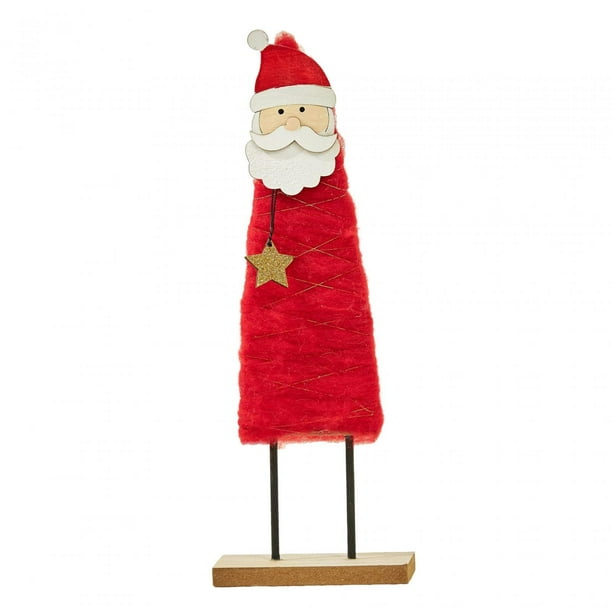 Decoraciones de mesa navideñas, decoración rústica de escritorio, adornos de fieltro de madera, granja para regalo de Navidad, estante de vacaciones, Estilo G